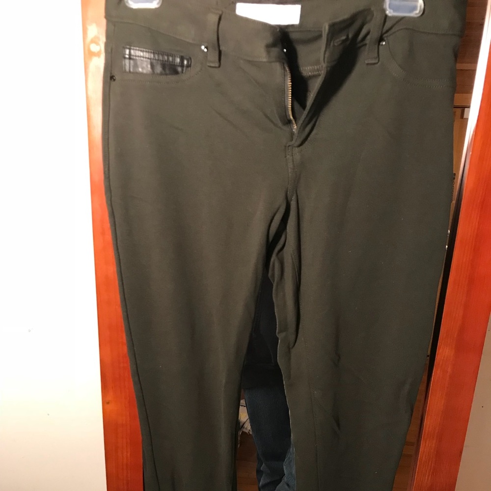 Calvin Klein Olive Green Jeggings